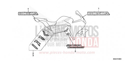 MARQUE (1) VFR1200FF de 2015
